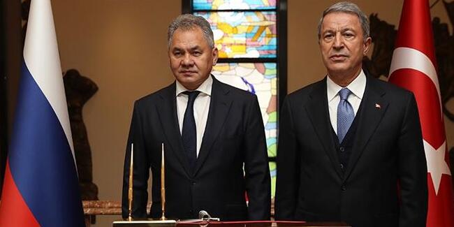 Son dakika haberi… Bakan Akar, Rus mevkidaşı ile görüştü