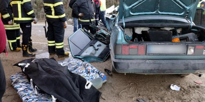 Isparta’da iki otomobil çarpıştı: 1 ölü, 4 yaralı