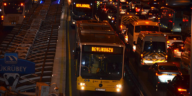Metrobüs kodları tarih oldu