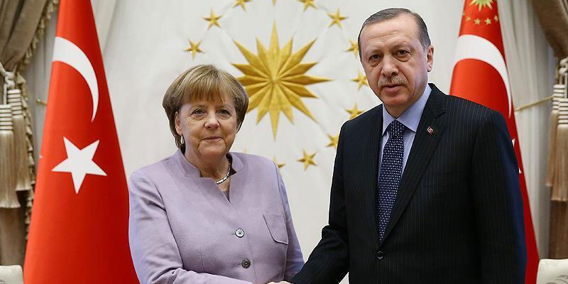 Son dakika haberi: Cumhurbaşkanı Erdoğan, Merkel ile görüştü