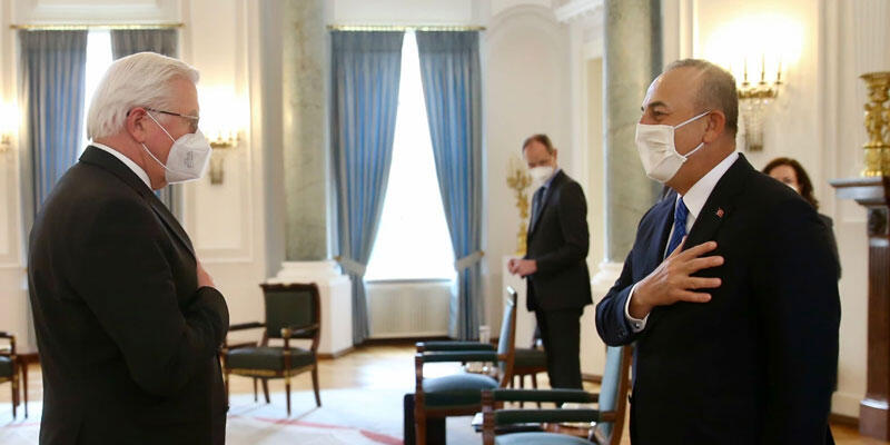 Dışişleri Bakanı Çavuşoğlu, Almanya Cumhurbaşkanı Steinmeier’la görüştü