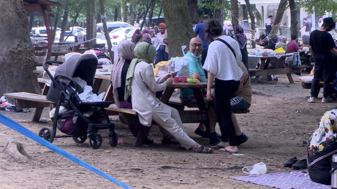 Tatilde piknik alanları doldu