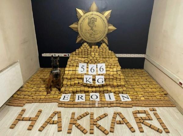 Bakan Soylu: Yüksekova’da 566 kilo eroin ele geçirildi